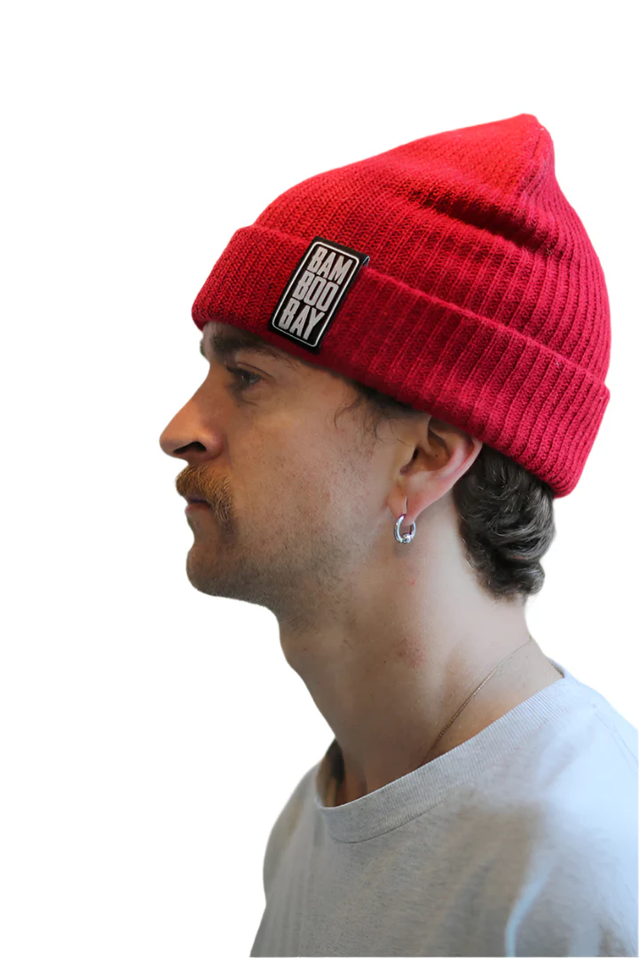 BamBooBay Baa Baa Beanie Red - Image 3