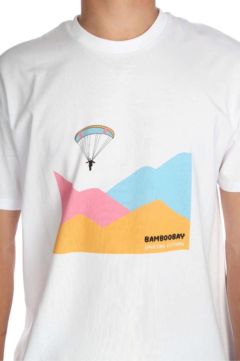 BamBooBay Parachute T-Shirt White - Image 4