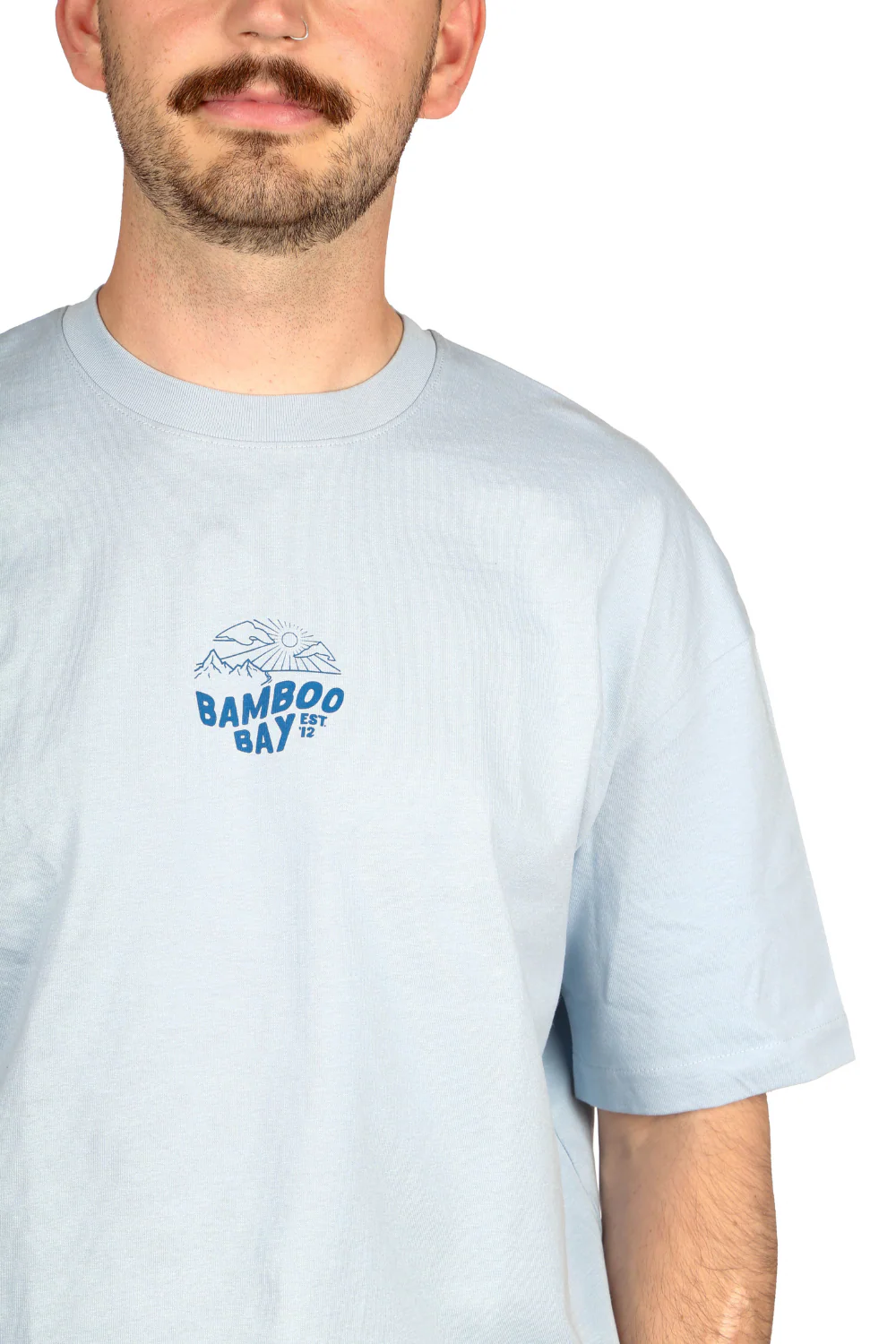 BamBooBay Re-Worked T-Shirt Aquamarine - Image 3
