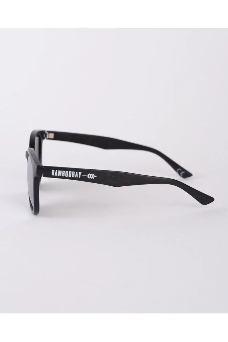 BamBooBay Swheat Round Sunnies Black - Image 3