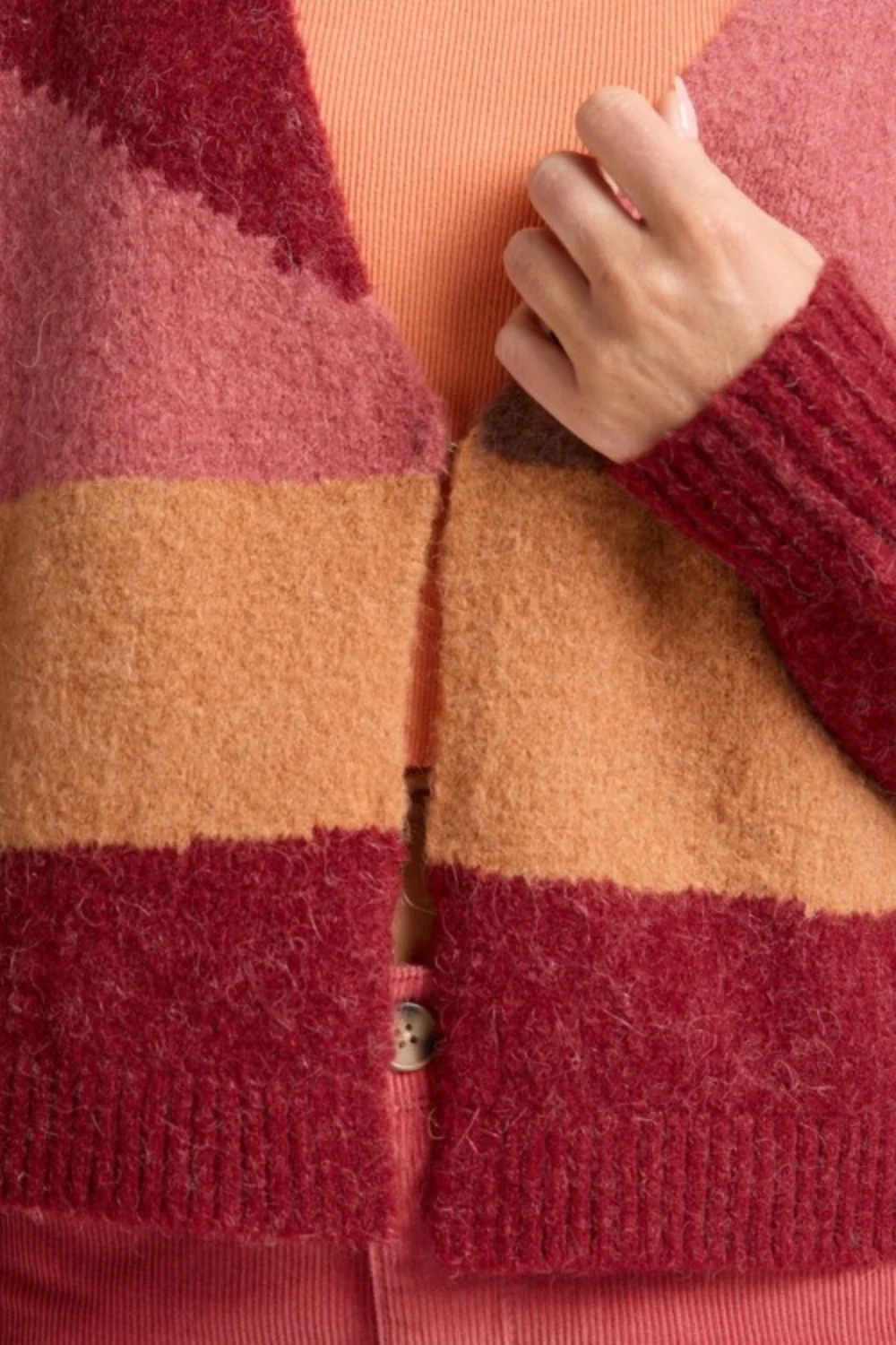 Billabong On You Cardigan Wild Ginger - Image 4