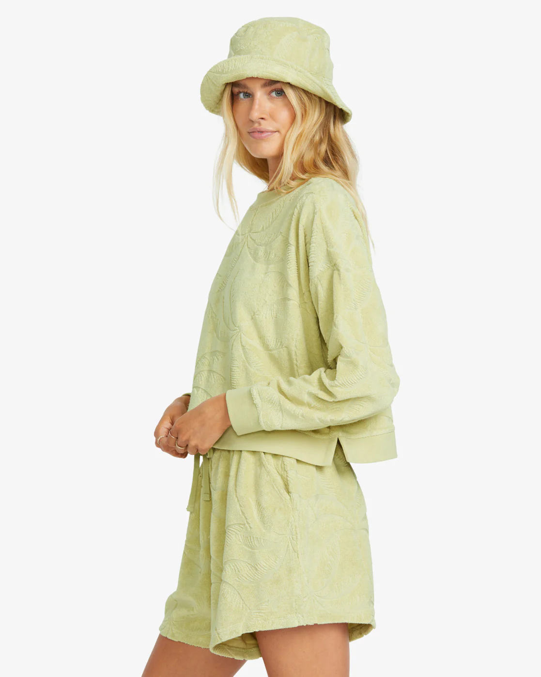 Billabong Sun Tempo Crew Fleece Wasabi - Image 4