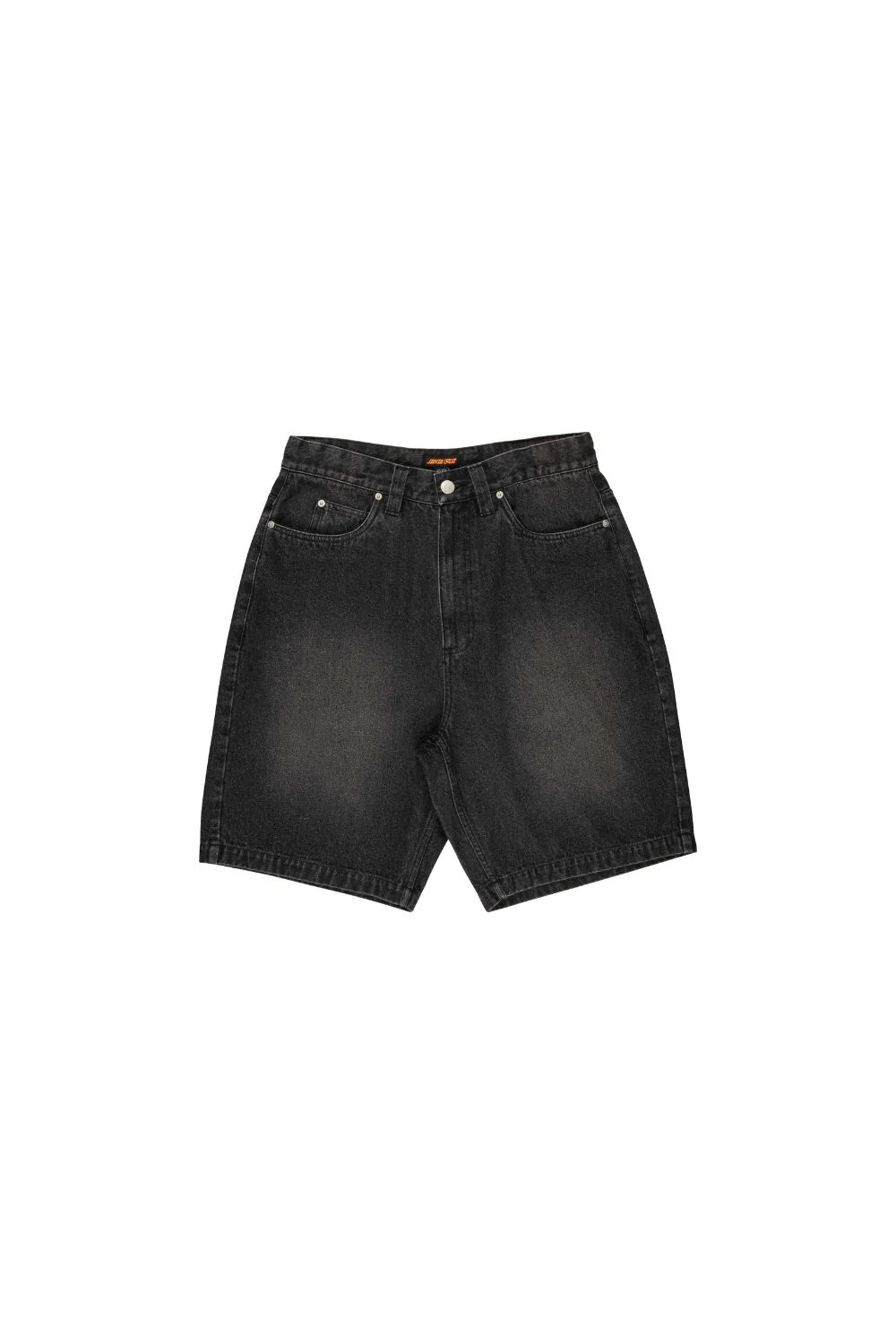 Santa Cruz Mens Big Shorts Washed Black - Image 5
