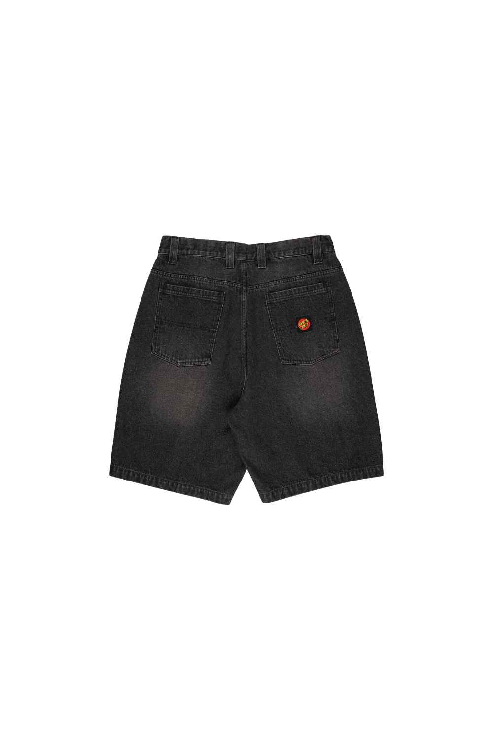 Santa Cruz Mens Big Shorts Washed Black - Image 6