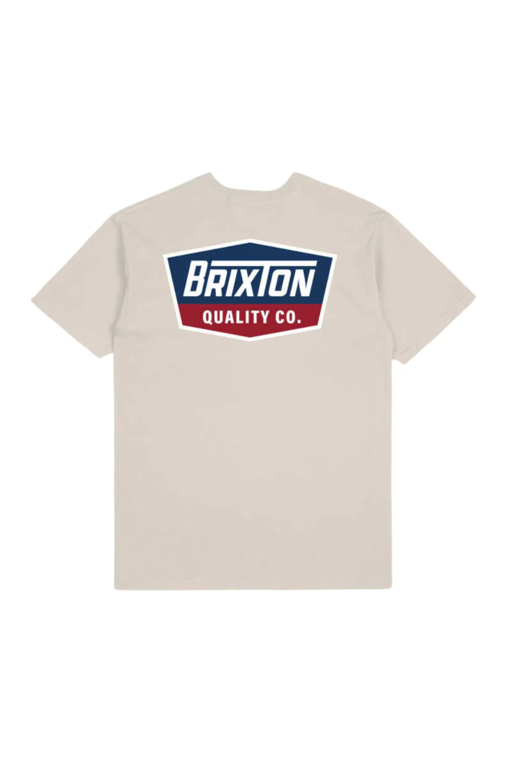 Brixton Regal Short Sleeve Standard T-Shirt Cream/Navy - Image 2
