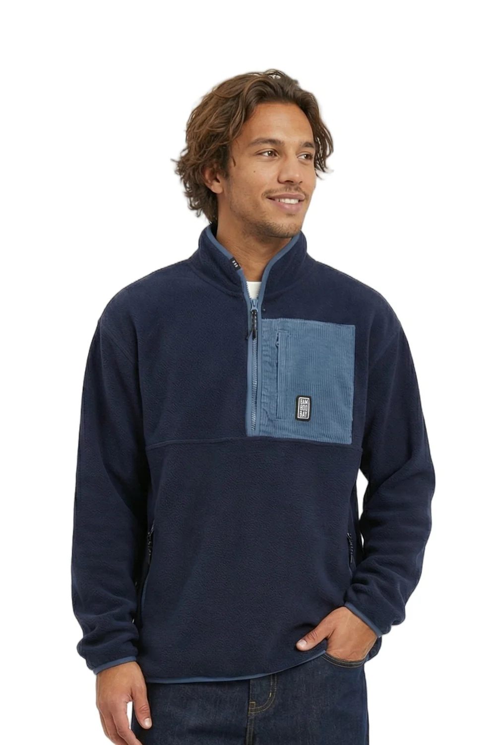 BamBooBay Boulder Fleece Navy