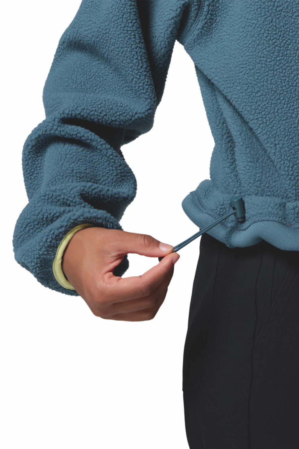 Columbia Helvetia II Cropped Half Snap Fleece Everblue Crushed Blue Citron Haze - Image 4