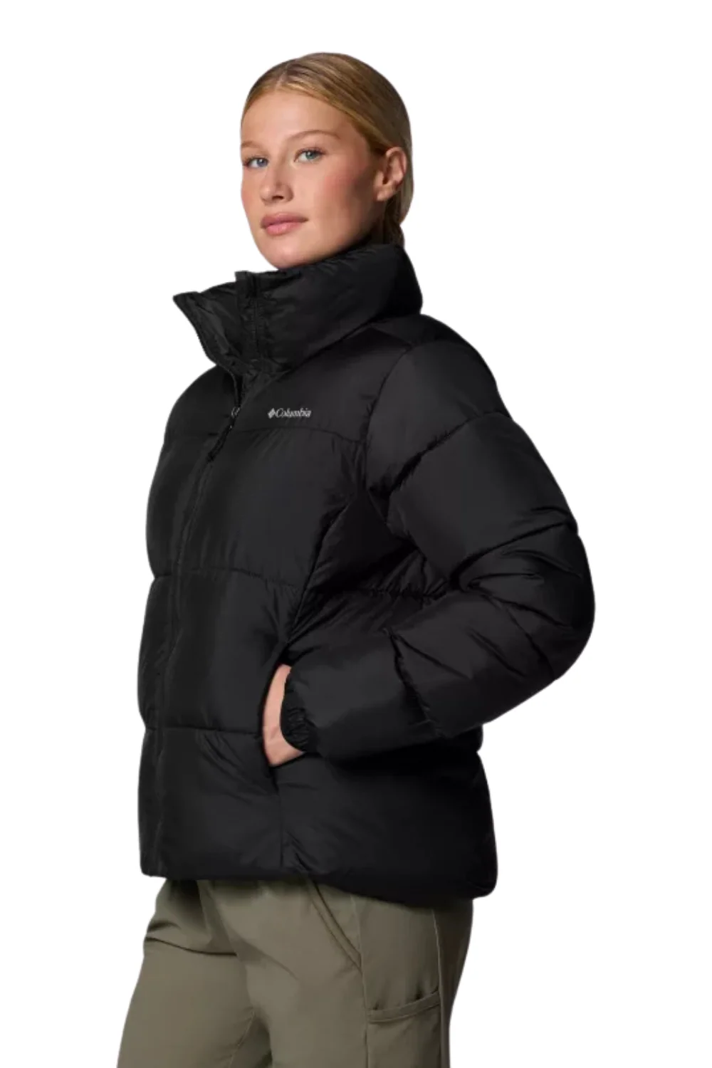 Columbia Puffect II Full Zip Jacket Black - Image 3