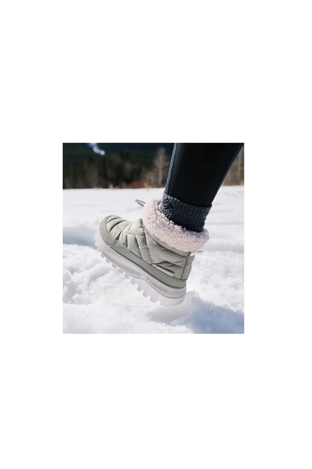 Columbia Snowtrot Shorty Boots Grey - Image 8