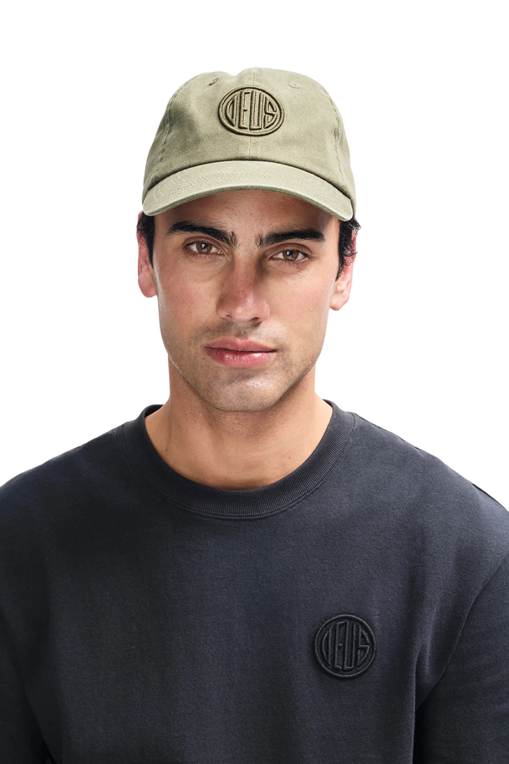 Deus Pill Logo Dad Cap Pine Green - Image 3