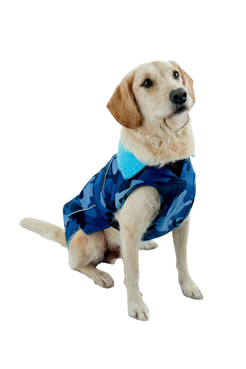 Dryrobe Dog Robe V3 Blue Camo - Image 3