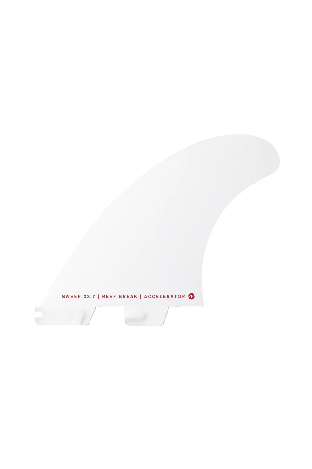 FCS II Accelerator PC Medium Tri Surfboard Fins White - Image 2