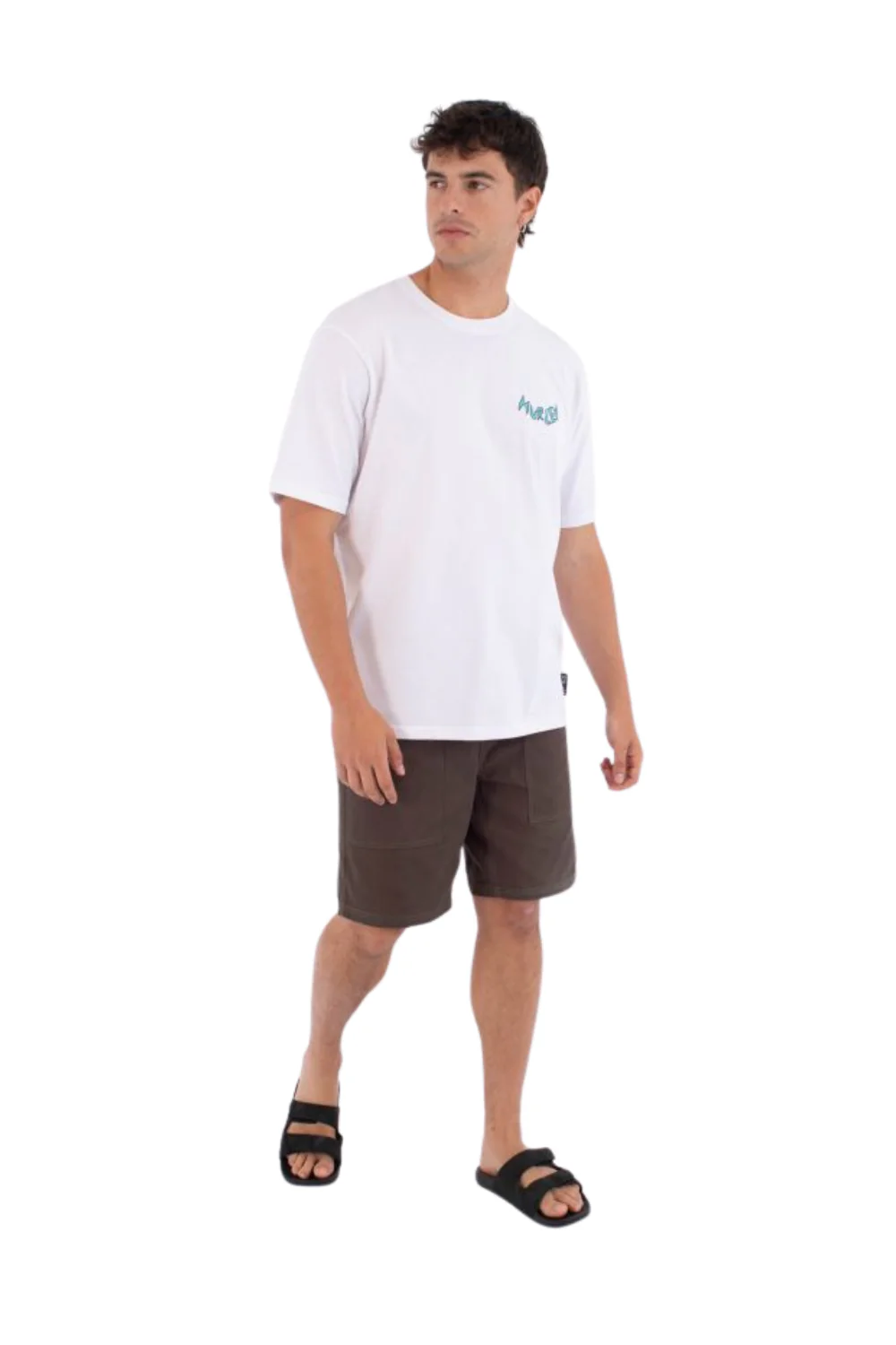 Hurley Etam Black Phanter Mens T-Shirt White - Image 5