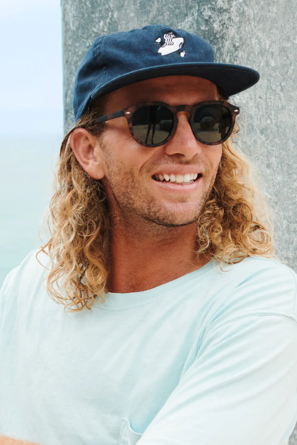 I-Sea Blair Conklin Sunglasses Blonde Tort/Green Polarised Lens - Image 3