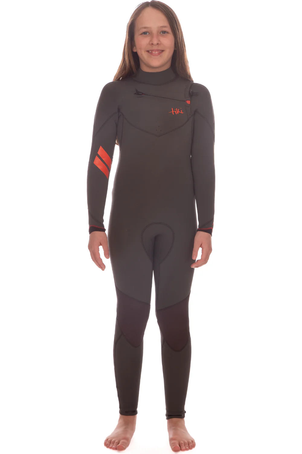 Junior Tiki Zepha 4/3 GBS Wetsuit With Chest Zip - Image 3