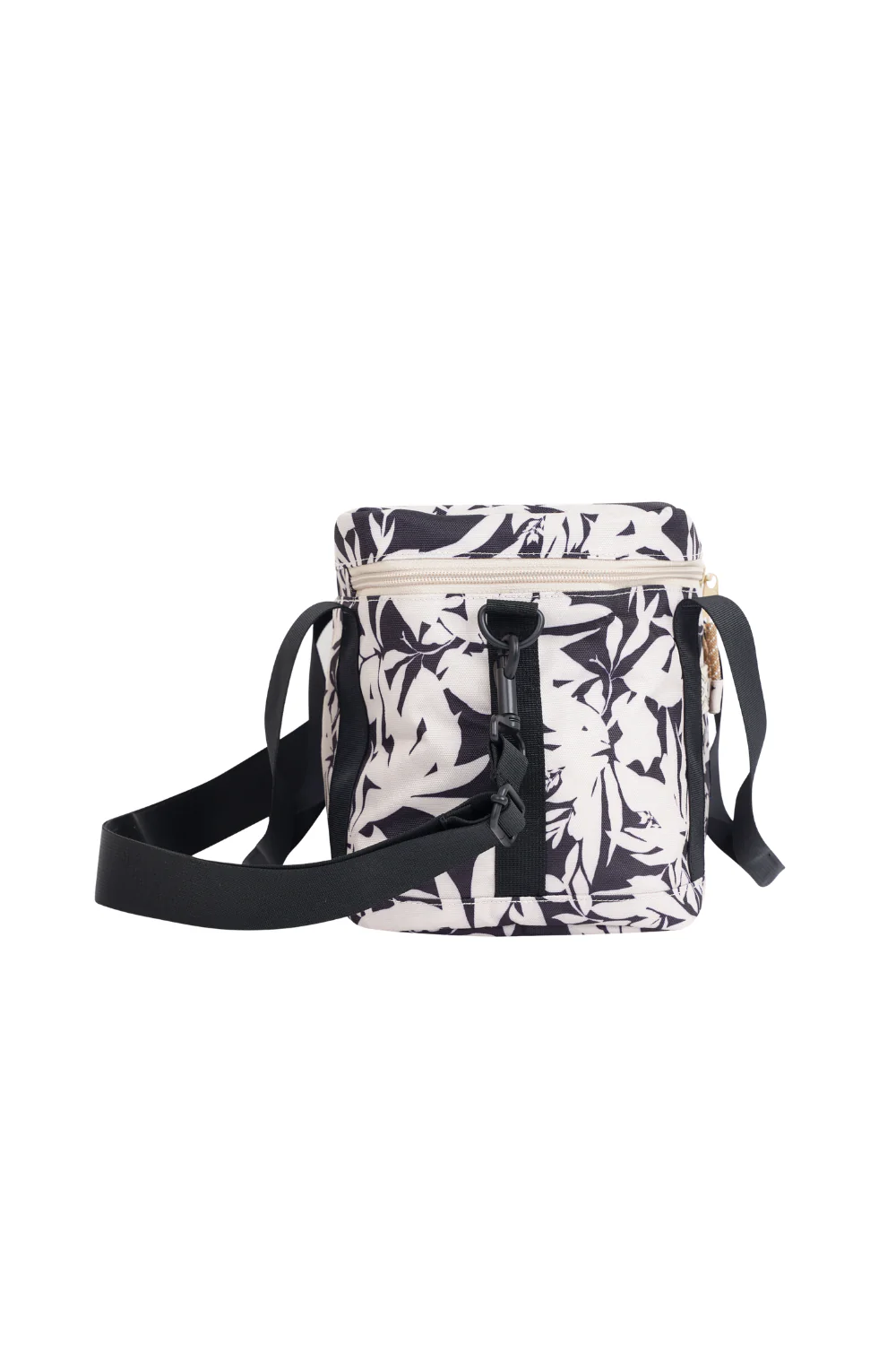 Kavu Meal Mate Lunch Bag Black/White Fronds - Image 4