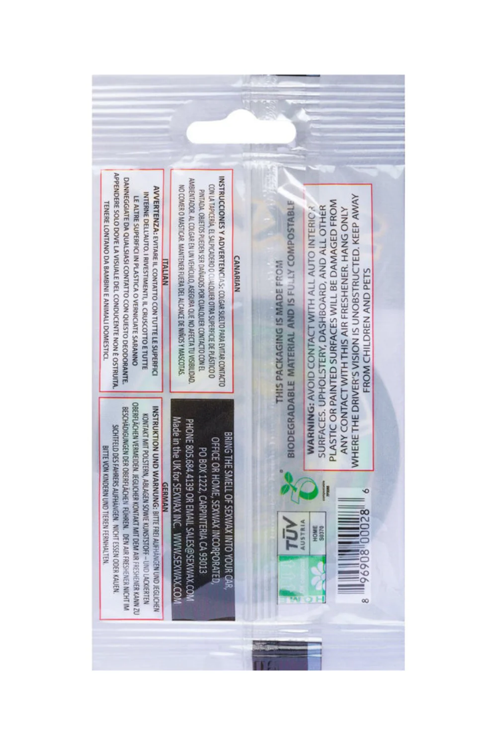 Mr Zogs Sex Wax Air Freshener Grape - Image 3