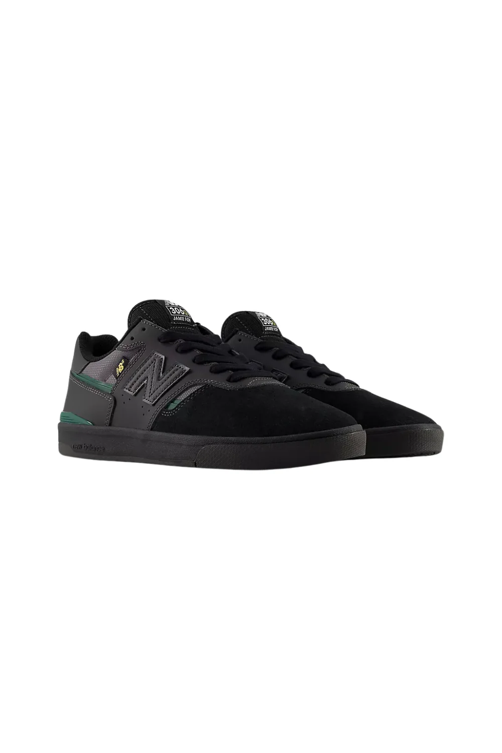 New Balance Numeric Jamie Foy 306 Cup Shoes Black/Nightwatch Green - Image 2