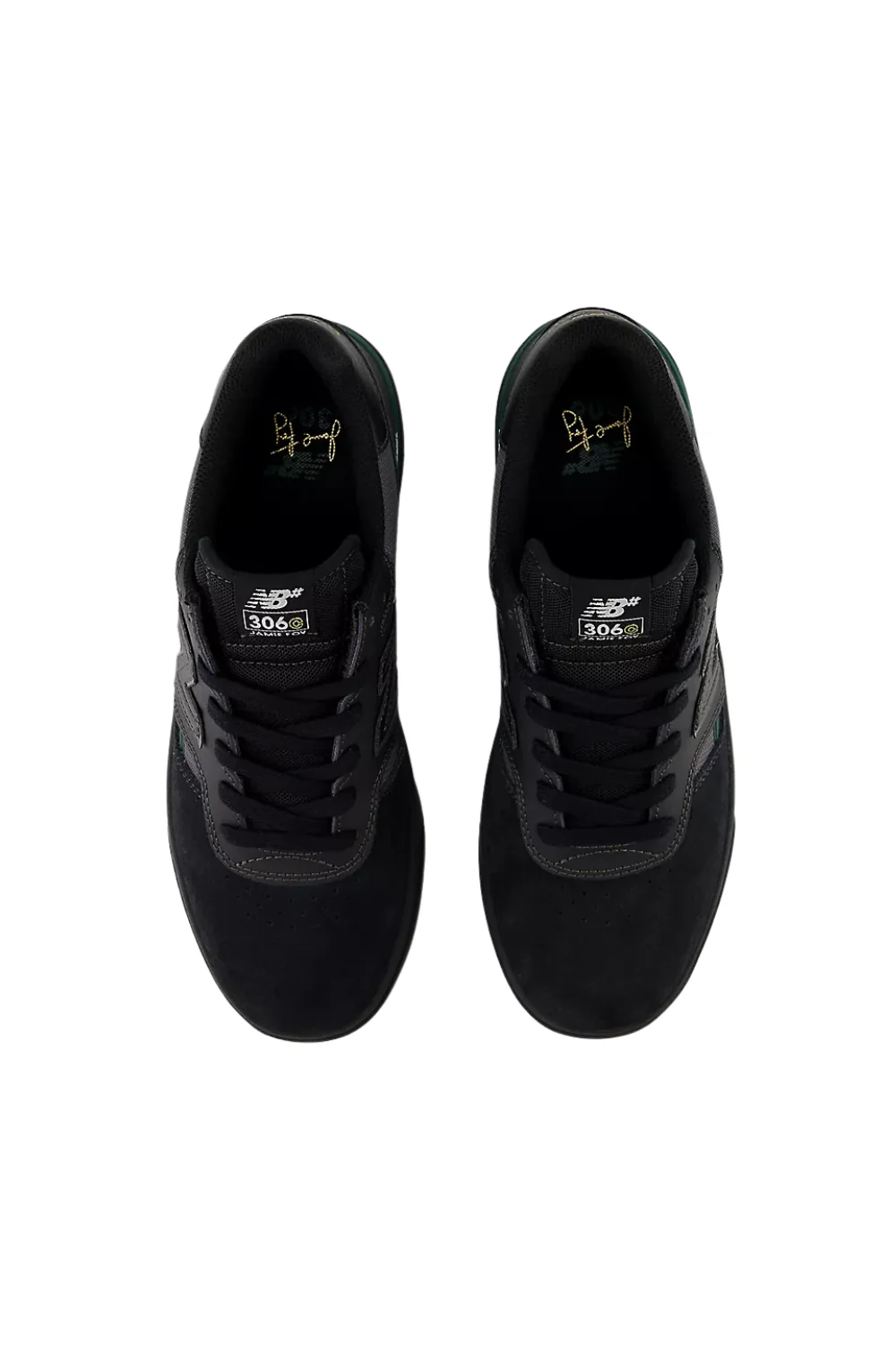 New Balance Numeric Jamie Foy 306 Cup Shoes Black/Nightwatch Green - Image 4