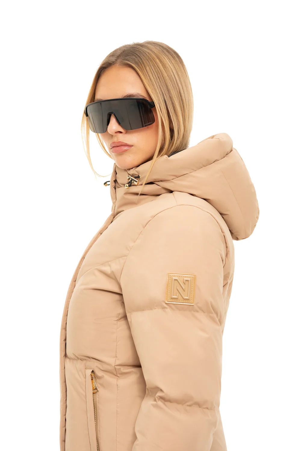 Nikkie Nasher Womens Ski Jacket Hummus - Image 2
