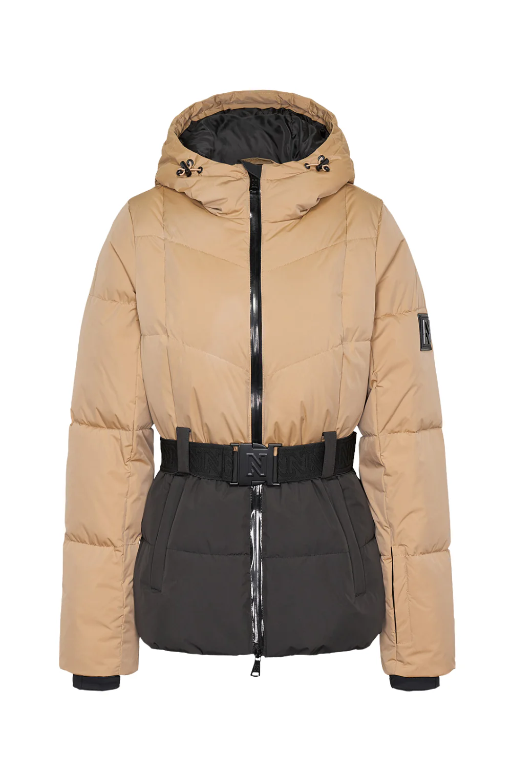 Nikkie Nateland Contrast Womens Ski Jacket Hummus - Image 6