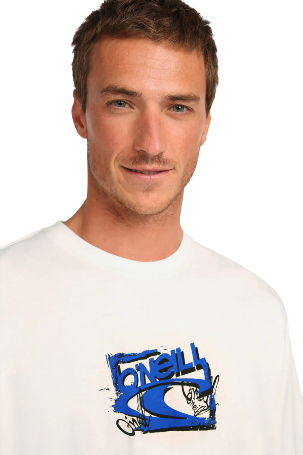 O'Neill Essentials 90'S Logo Mens T-Shirt Snow White - Image 4