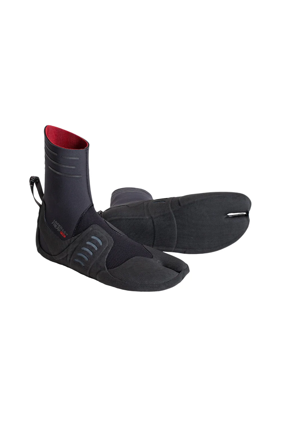 O'Neill Hyperfreak Fire 6/5/4 Split Toe Wetsuit Boot Black Graphite