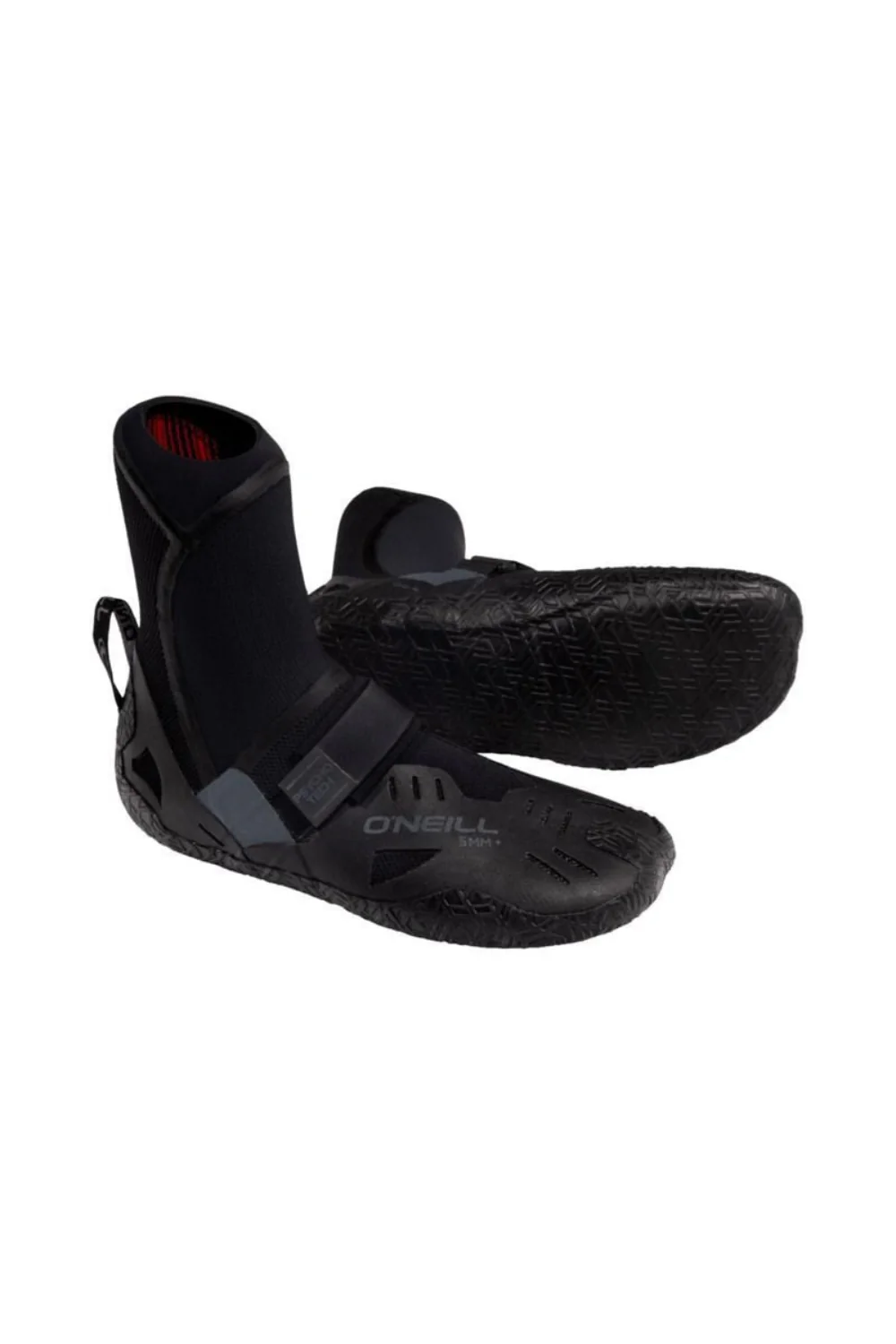O'Neill Psycho Tech 5mm Round Toe Wetsuit Boots Black