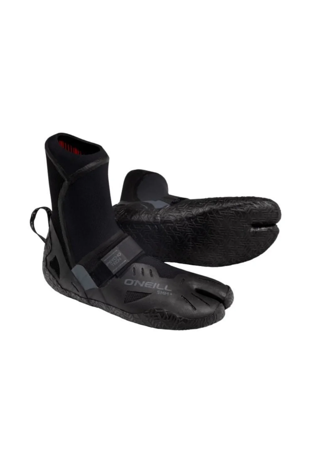 O'Neill Psycho Tech 5mm Split Toe Wetsuit Boots Black