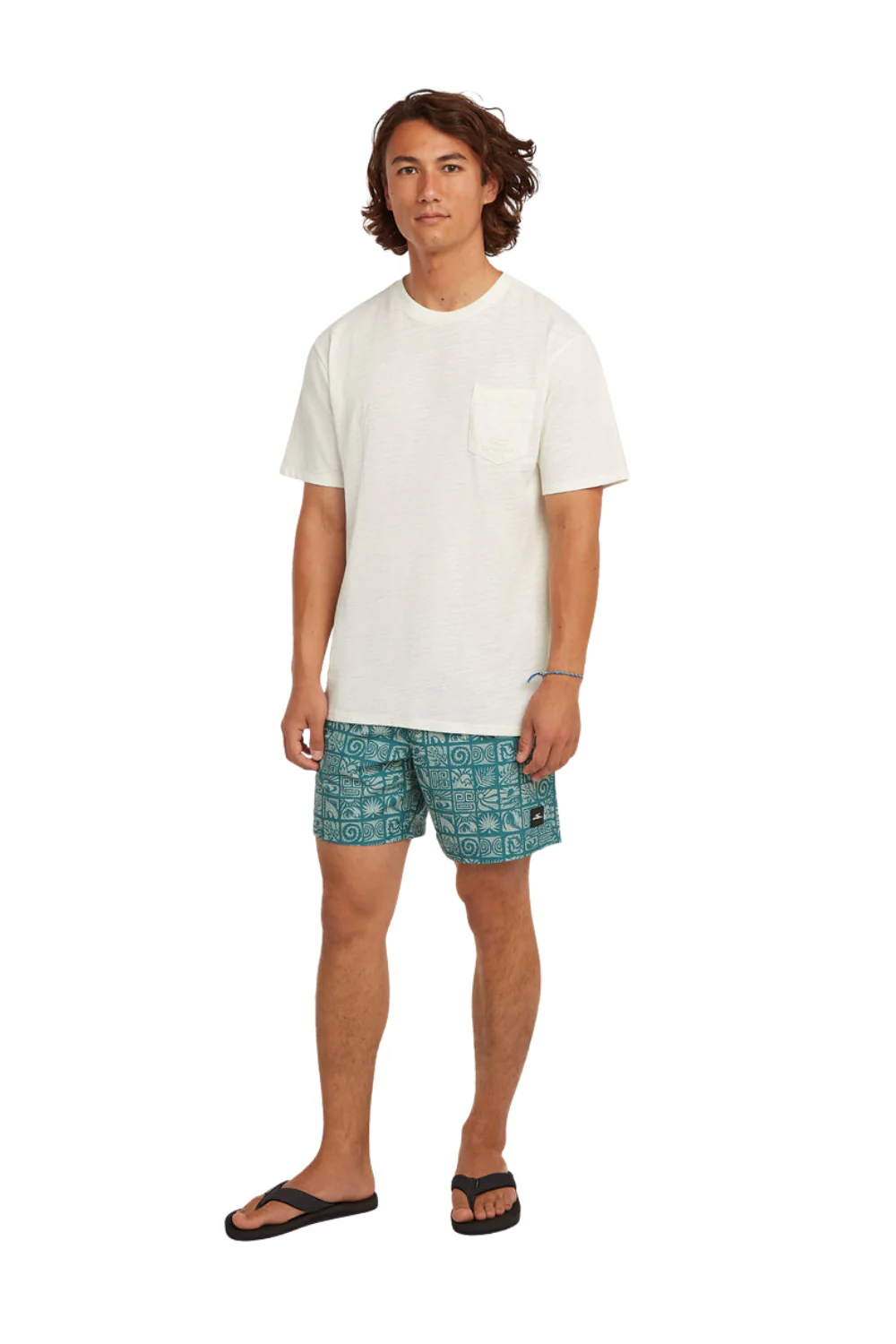 O'Neill Slub Chest Pocket Mens T-Shirt Snow White - Image 4
