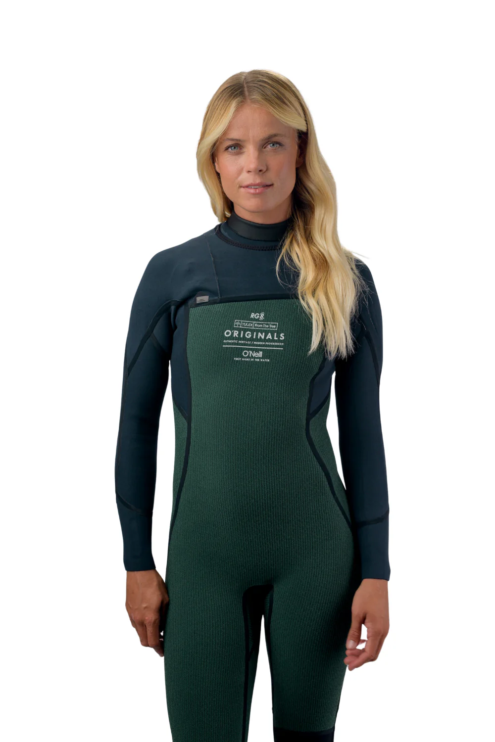O'Neill Womens O'Riginal RG8 Yulex 4/3mm Chest Zip Wetsuit Black - Image 7