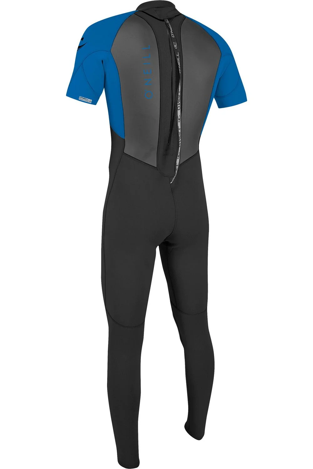 O'Neill Youth Reactor 2 Wetsuit 2mm Back Zip Short Sleeve Black Ocean - Image 2