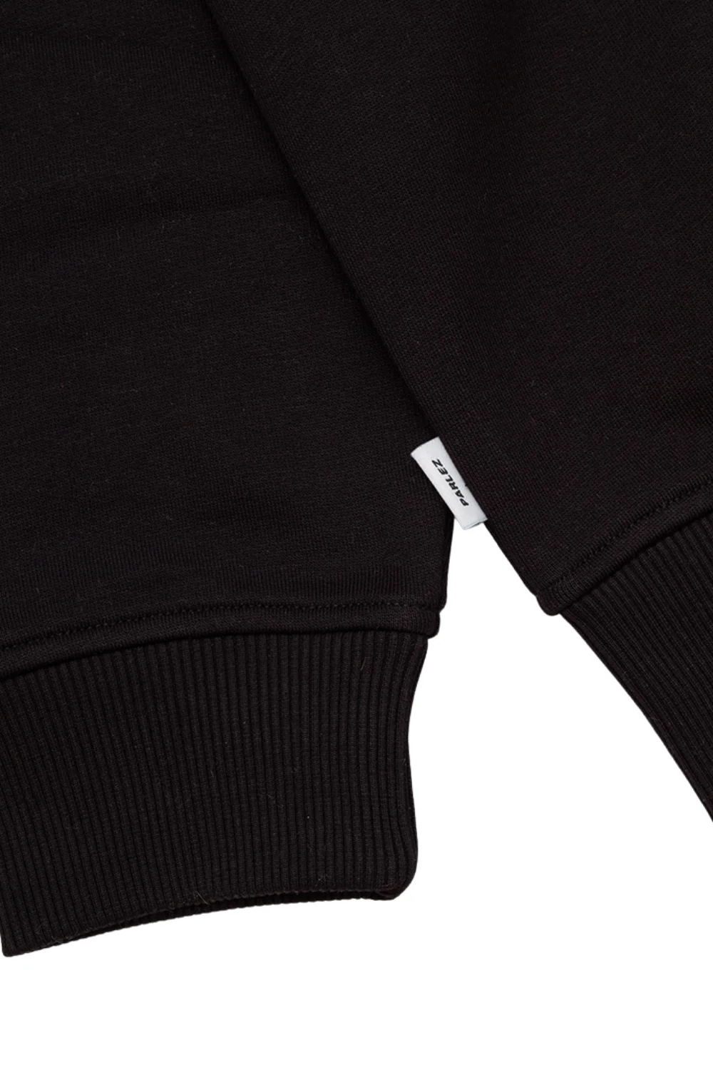 Parlez Ora 1/4 Zip Sweatshirt Black - Image 5