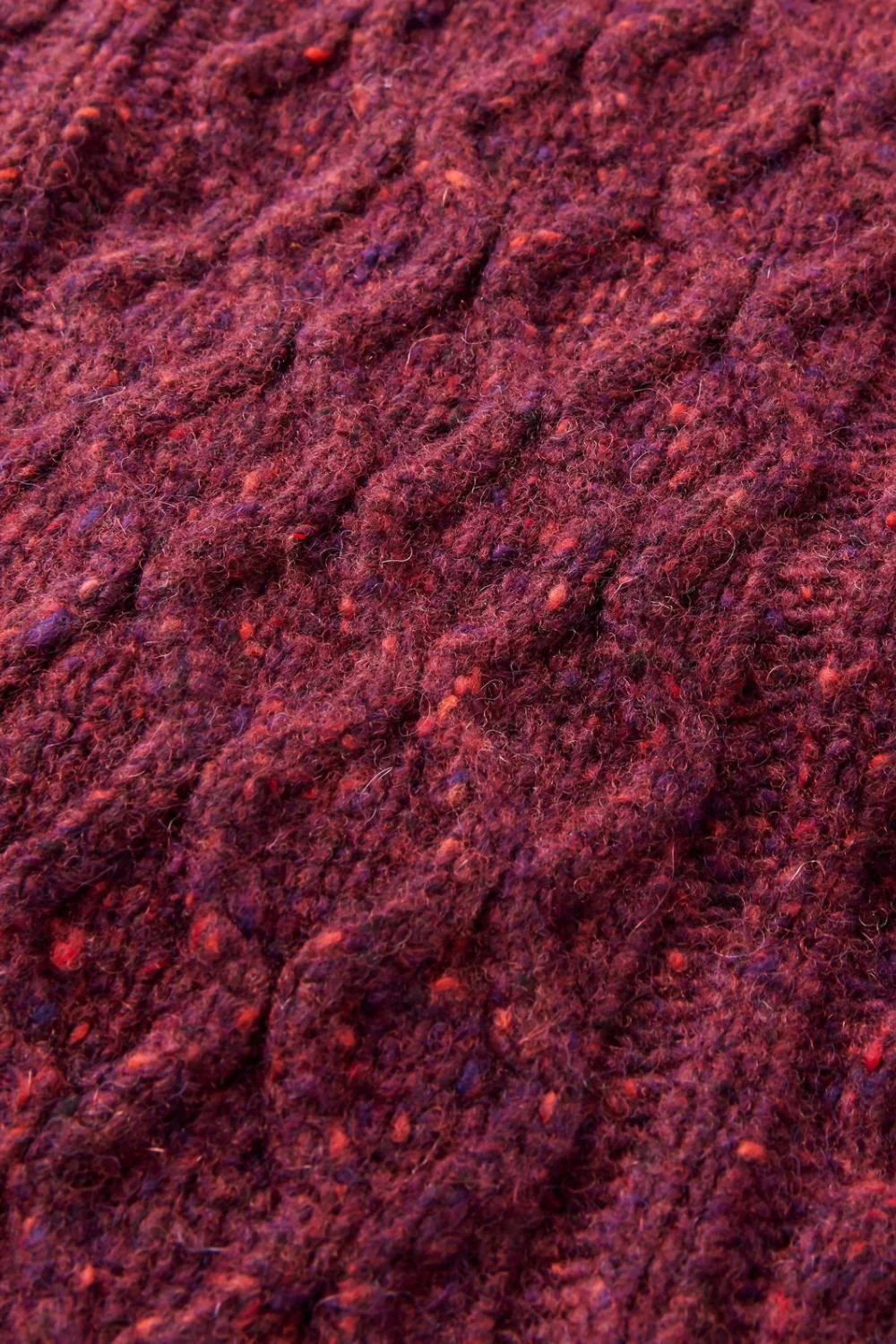 Passenger Sandbar Recycled Knitted Jumper Fig - Image 3