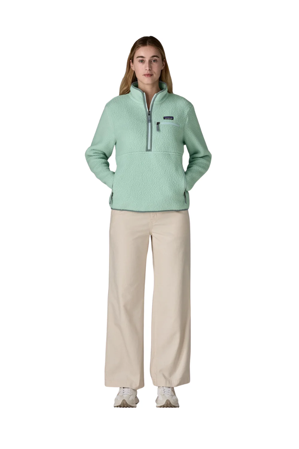 Patagonia Womens Retro Pile Marsupial Fleece Thin Ice - Image 5