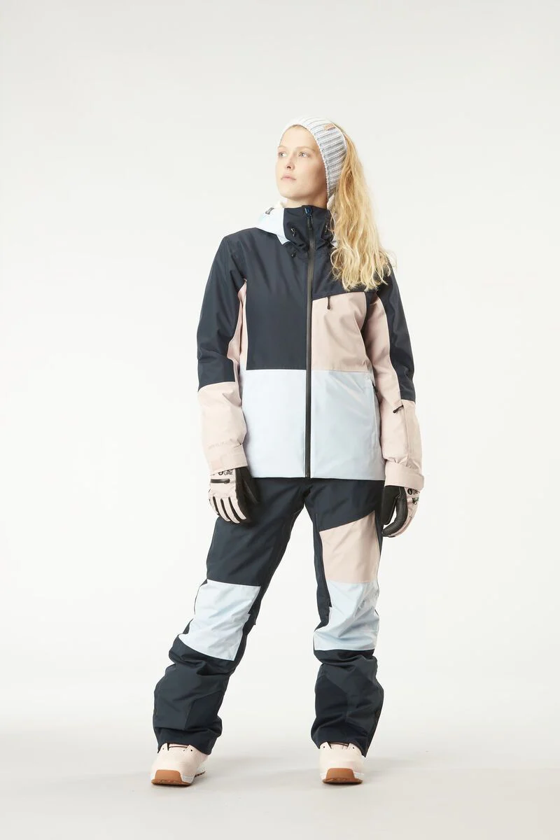 Picture Seen Womens Ski and Snowboard Jacket Dark Blue