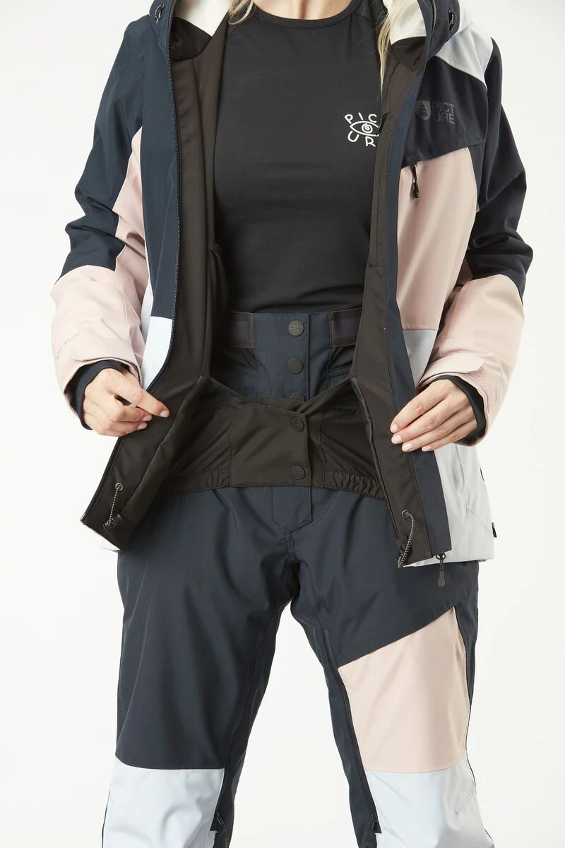 Picture Seen Womens Ski and Snowboard Jacket Dark Blue - Image 10