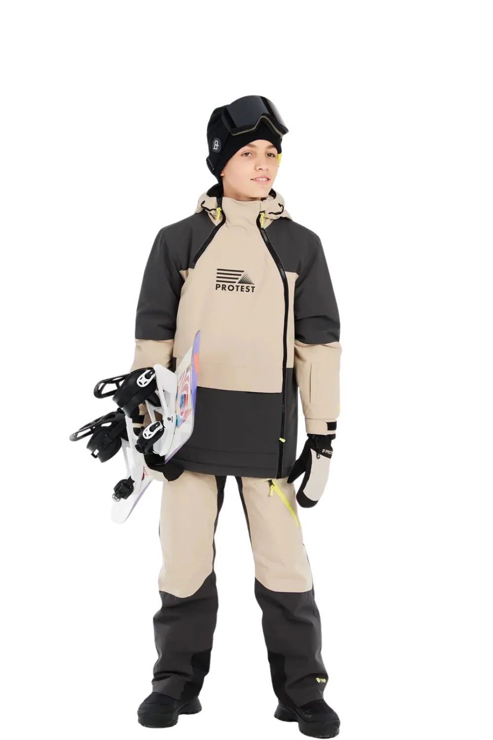 Protest PRTWark Junior Ski Jacket Deep Grey