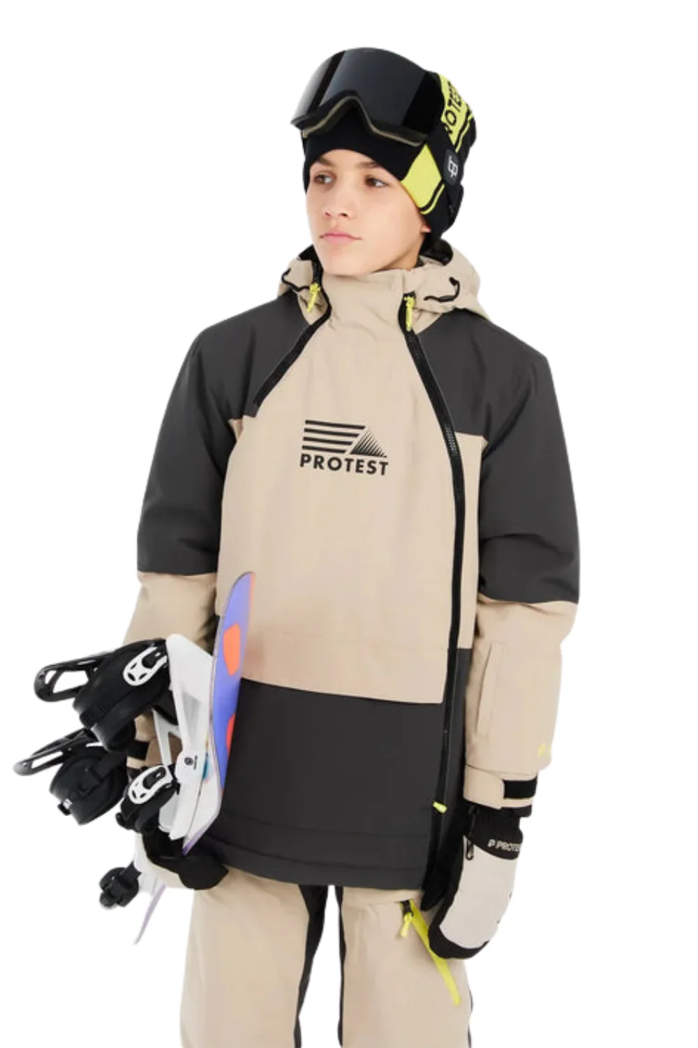 Protest PRTWark Junior Ski Jacket Deep Grey - Image 2