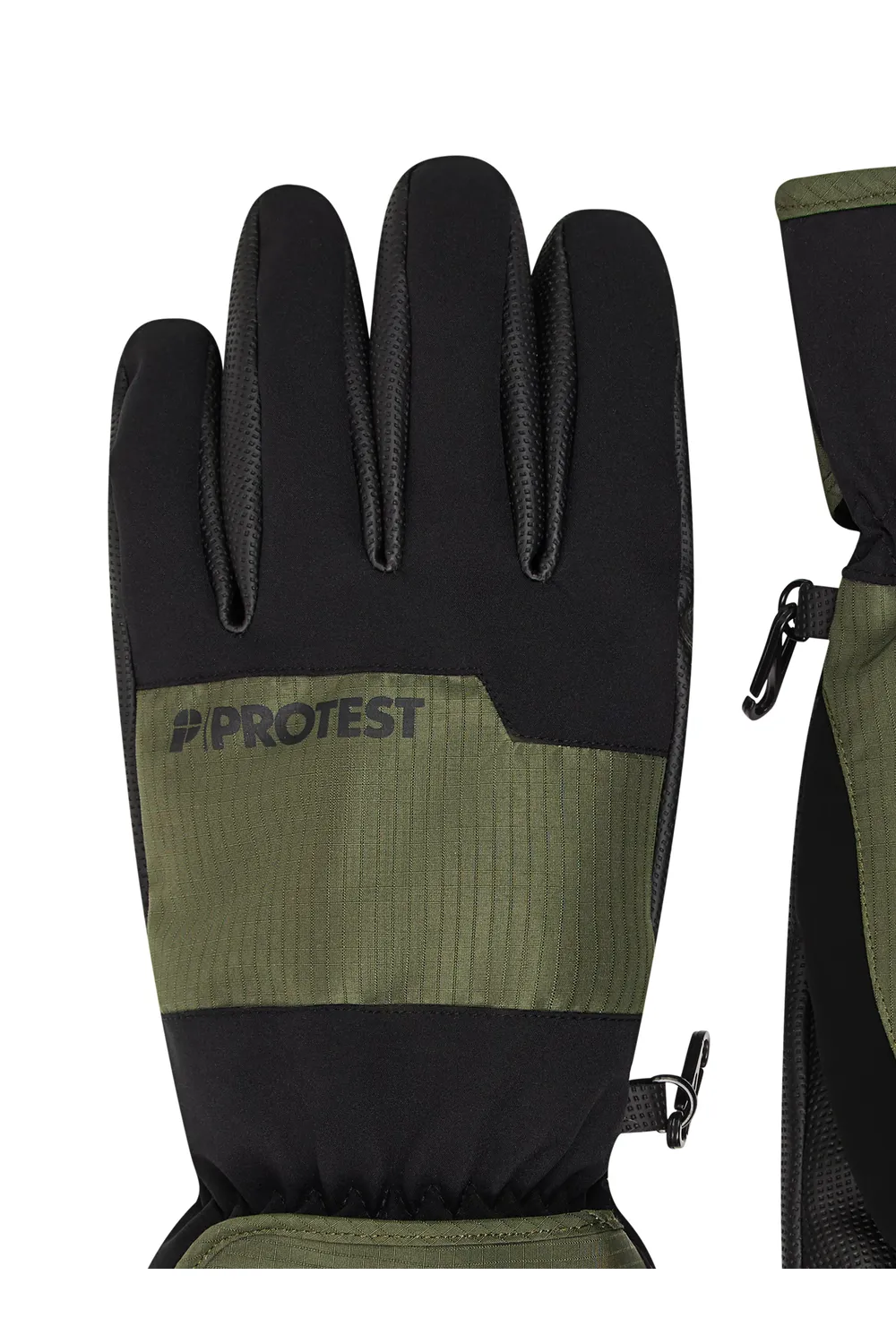 Protest Razor Snow Gloves Thyme - Image 2