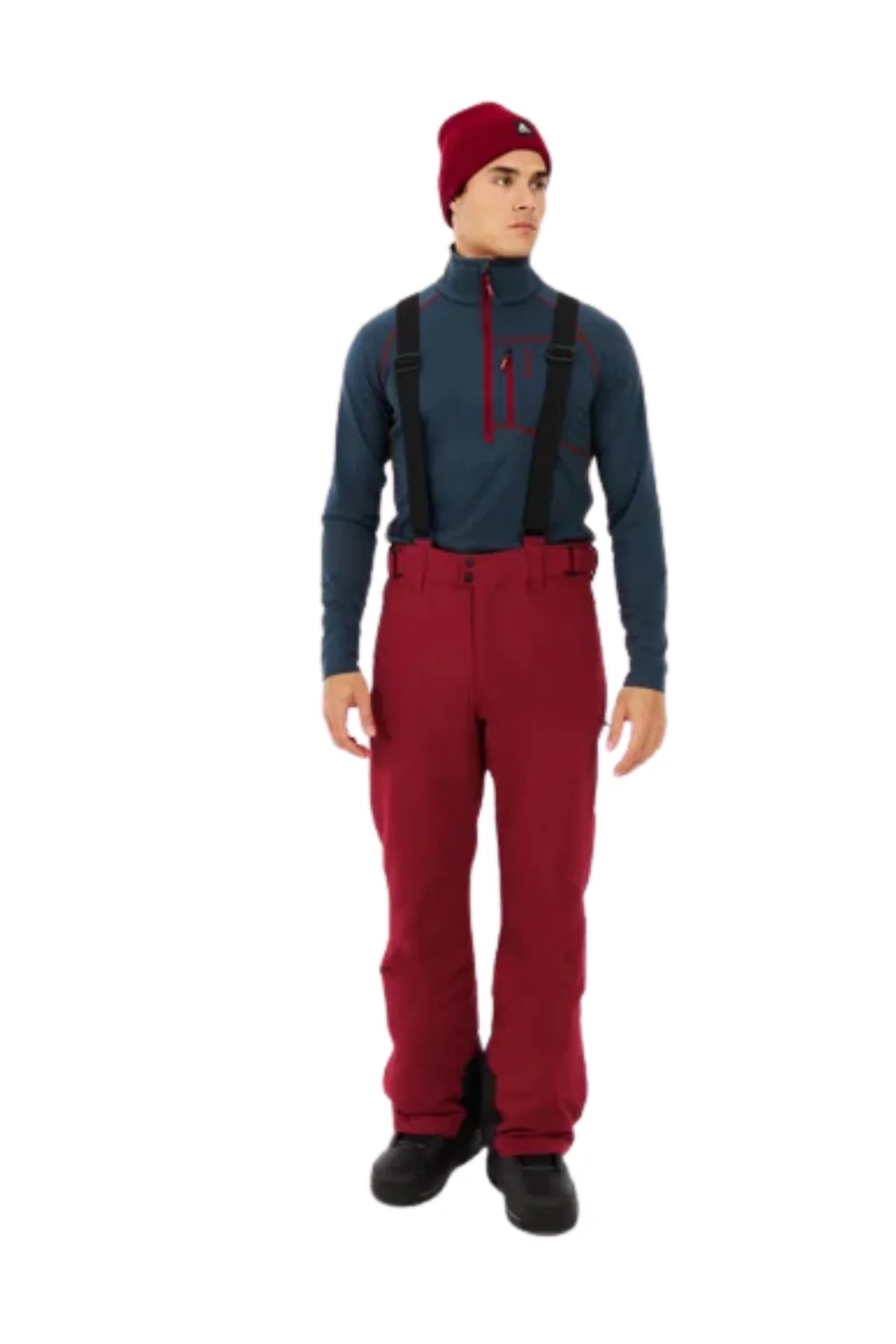 Protest PRTRowens Mens Ski Pants Velvet Red - Image 4
