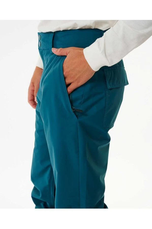 Rip Curl Base 10K/10K Mens Ski and Snowboard Pants Blue Green - Image 4