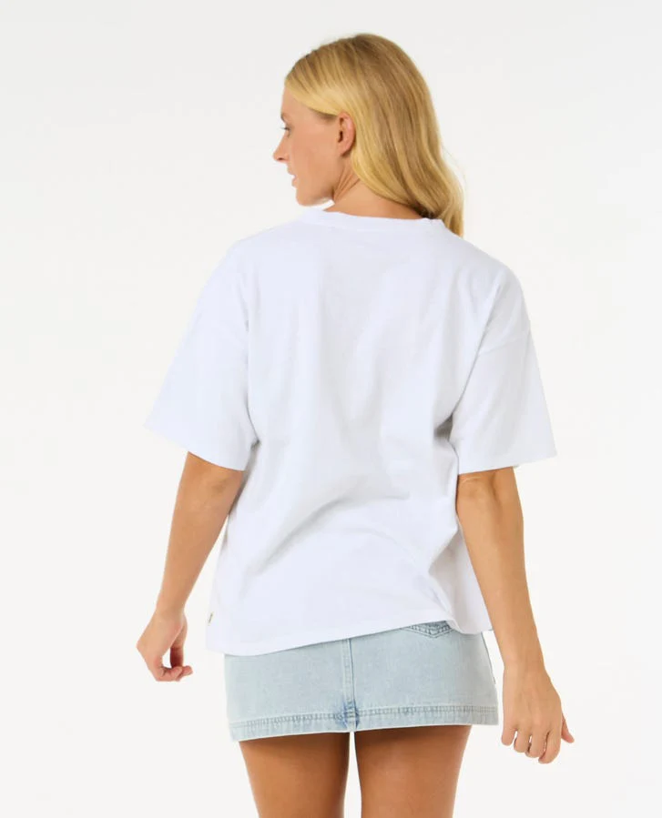 Rip Curl Cove Heritage T-Shirt Optical White - Image 3