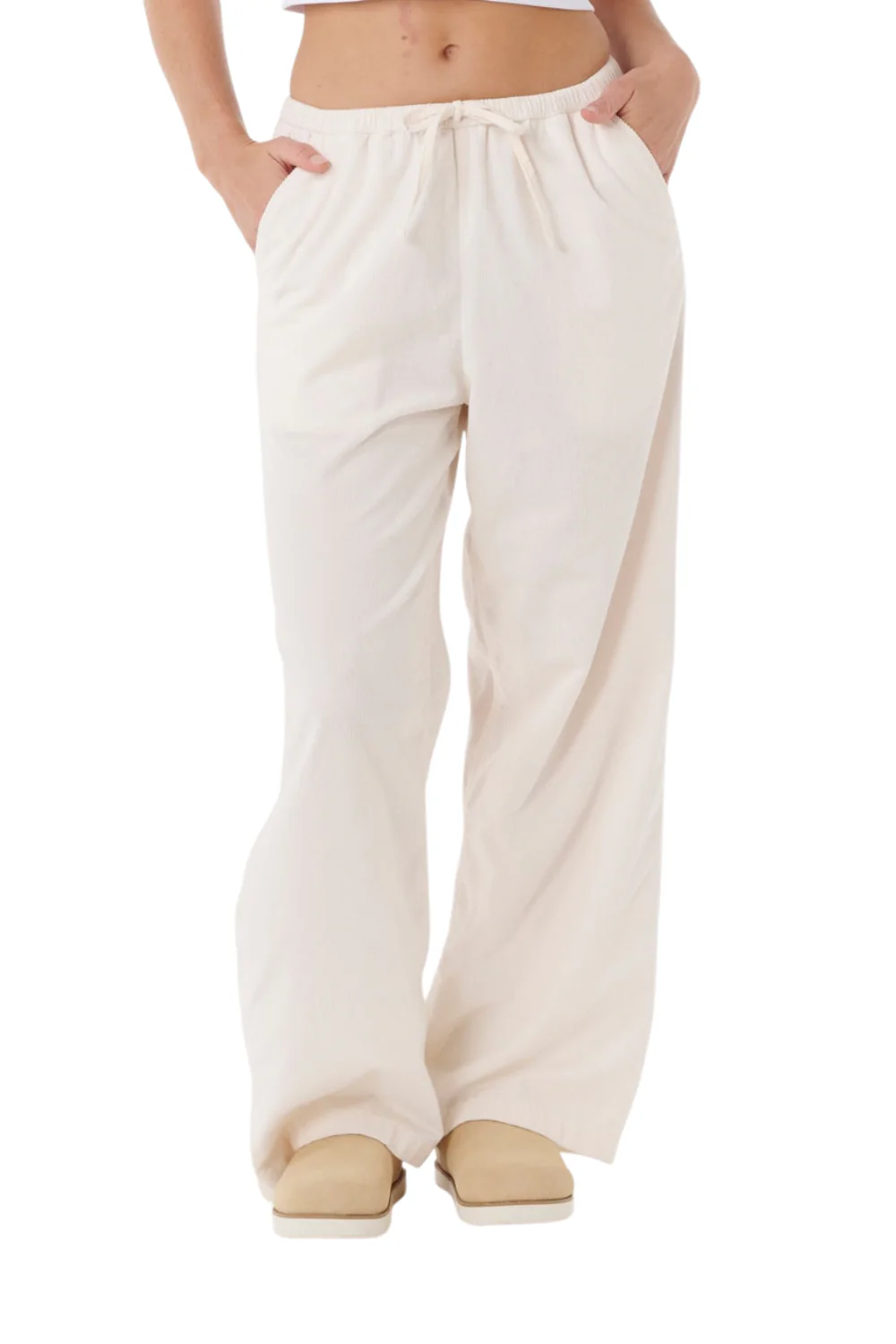 Rip Curl Keepsakes Womens Washed Cord Pants Stone