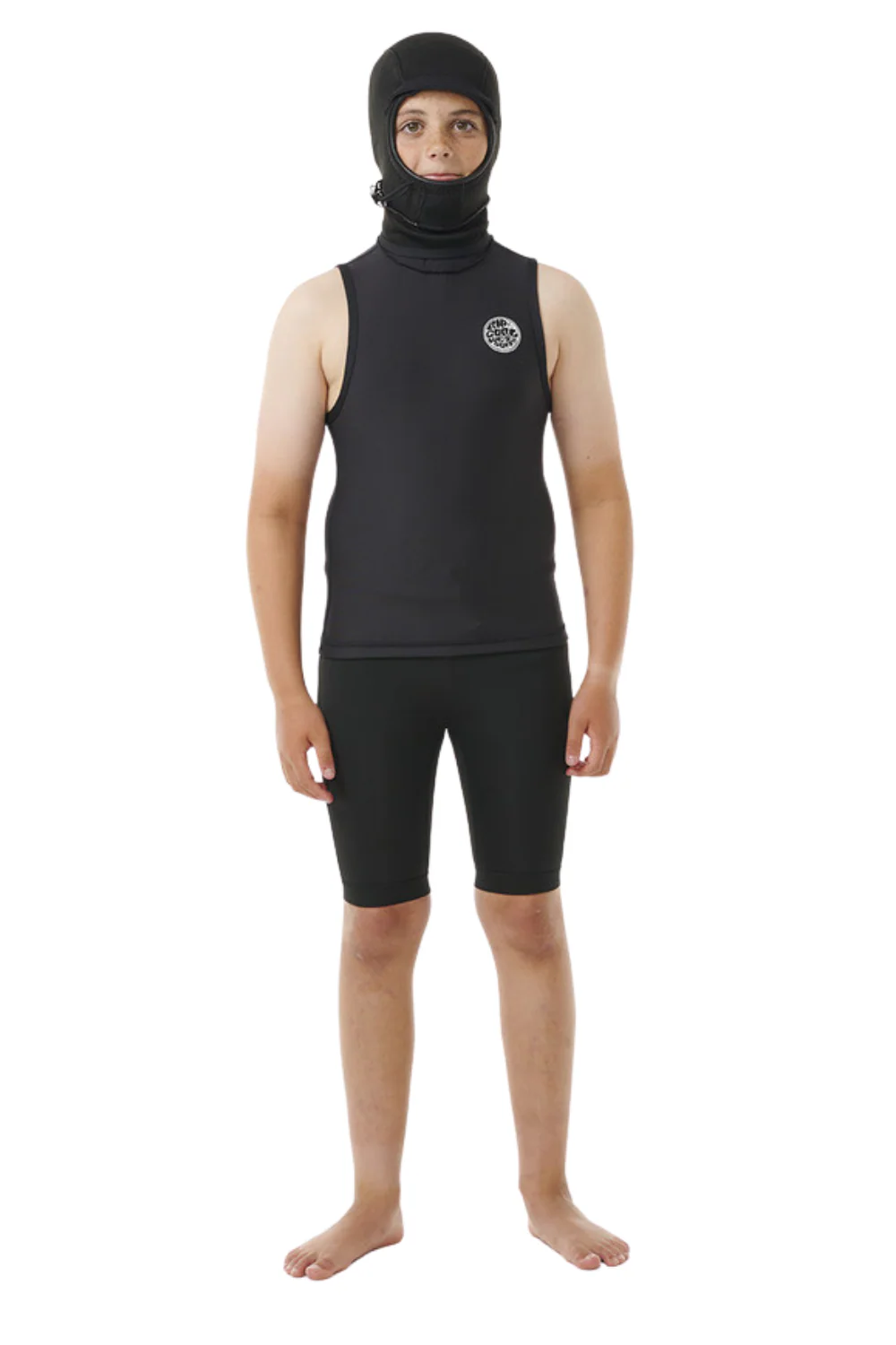 Rip Curl Kids Flashbomb Polypro Hooded Vest Black - Image 3
