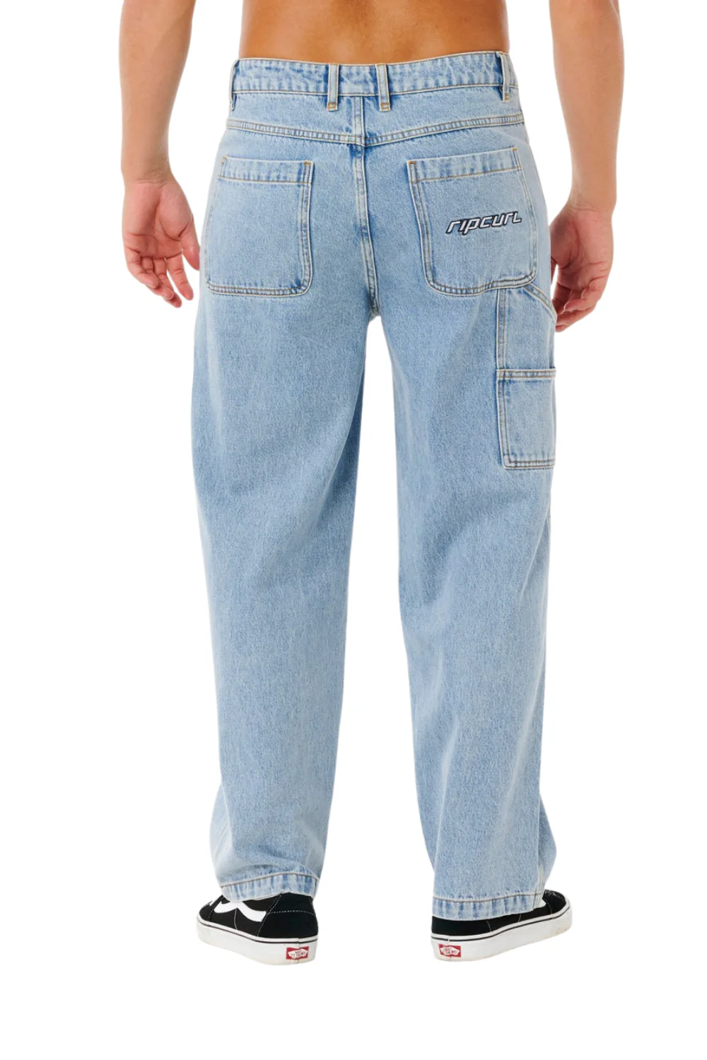 Rip Curl Nu Dose Mens Jeans Washed Blue - Image 2