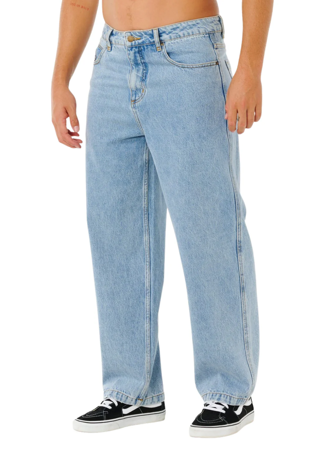 Rip Curl Nu Dose Mens Jeans Washed Blue - Image 4