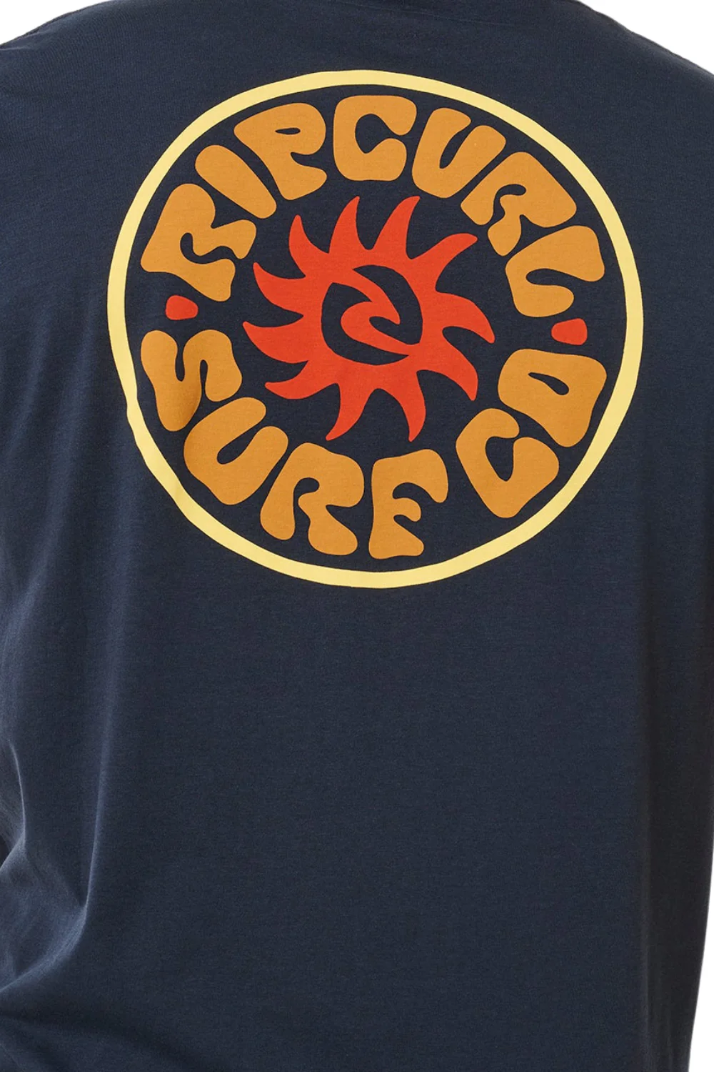 Rip Curl Pacific Rinse Circle Mens T-Shirt Dark Navy - Image 4