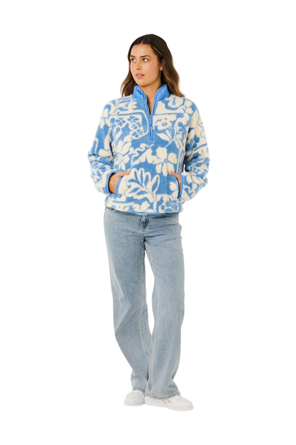 Rip Curl Party Pack Womens Polar Fleece Blue - Image 6