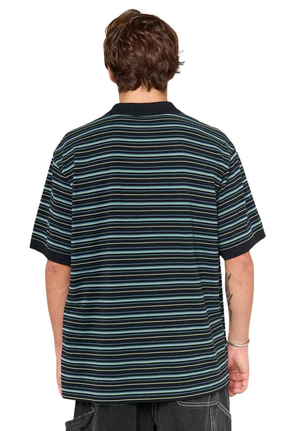 Rip Curl Raw Burst Polo Black - Image 2